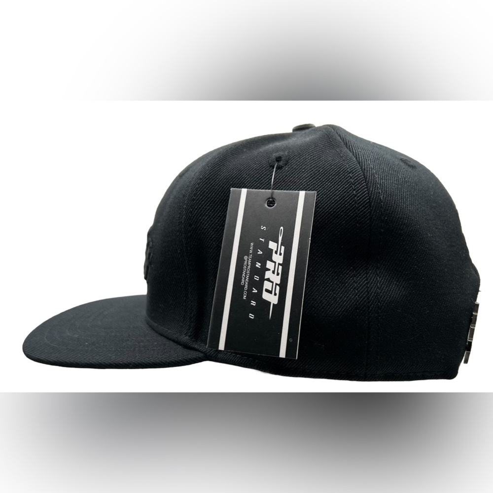 NEW San Francisco Giants PRO STANDARD SnapBack Hat Triple Black Flat Brim Cap - Picture 3 of 8